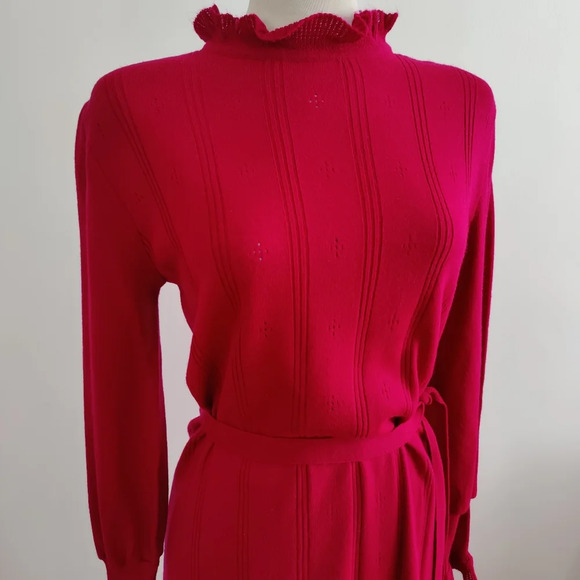 Vintage Knit Dress by Pariscope / Small-Med - Picture 2 of 8